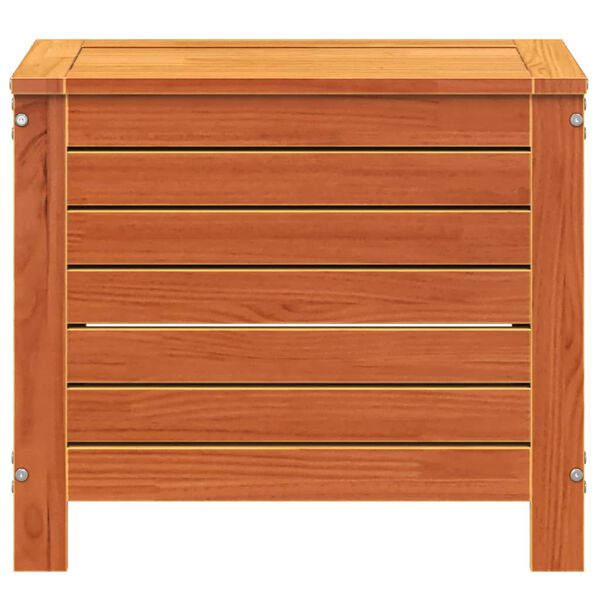 vidaXL Υποπόδιο Κήπου Καφέ Κεριού 62x31,5x52 εκ. Μασίφ Ξύλο Πεύκου