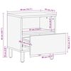 vidaXL Κομοδίνο καφέ 40x33x46 cm από μασίφ ξύλο Mango