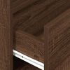 vidaXL Ντουλάπια με 2 συρτάρια 2 τεμ. Καφέ Δρυς 60x31x40 εκ.