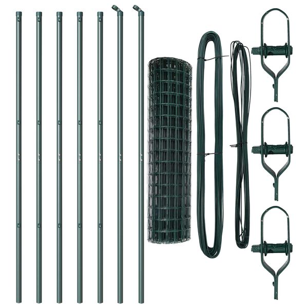 vidaXL &Tau;&epsilon;&nu;&tau;ώ&tau;&omicron; &mu;&epsilon; &sigma;&tau;ή&rho;&iota;&gamma;&mu;&alpha; &Pi;&rho;ά&sigma;&iota;&nu;&omicron; 1,4 x 10 m &Chi;ά&lambda;&upsilon;&beta;&alpha;&sigmaf; &kappa;&alpha;&iota; PVC