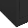 vidaXL Ντουλάπα Γραφείου Ανθρακί 90 x 40 x 102 εκ. Ατσάλινη