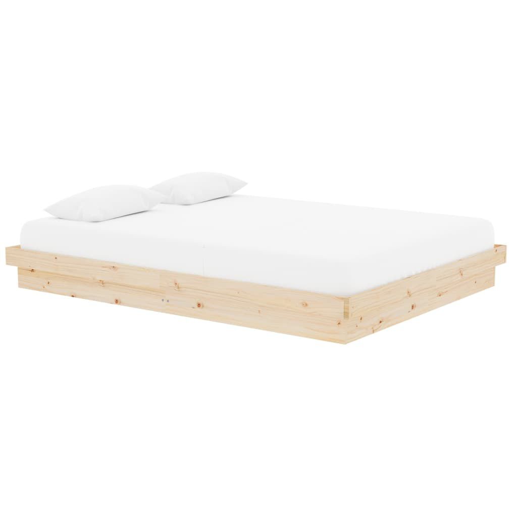 vidaXL Πλαίσιο Κρεβατιού 150 x 200 εκ. Μασίφ Ξύλο King Size
