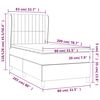 vidaXL &Kappa;&rho;&epsilon;&beta;ά&tau;&iota; Boxspring &mu;&epsilon; &Sigma;&tau;&rho;ώ&mu;&alpha; &Sigma;&kappa;&omicron;ύ&rho;&omicron; &Pi;&rho;ά&sigma;&iota;&nu;&omicron; 80x200 &epsilon;&kappa;. &Beta;&epsilon;&lambda;&omicron;ύ&delta;&iota;&nu;&omicron;