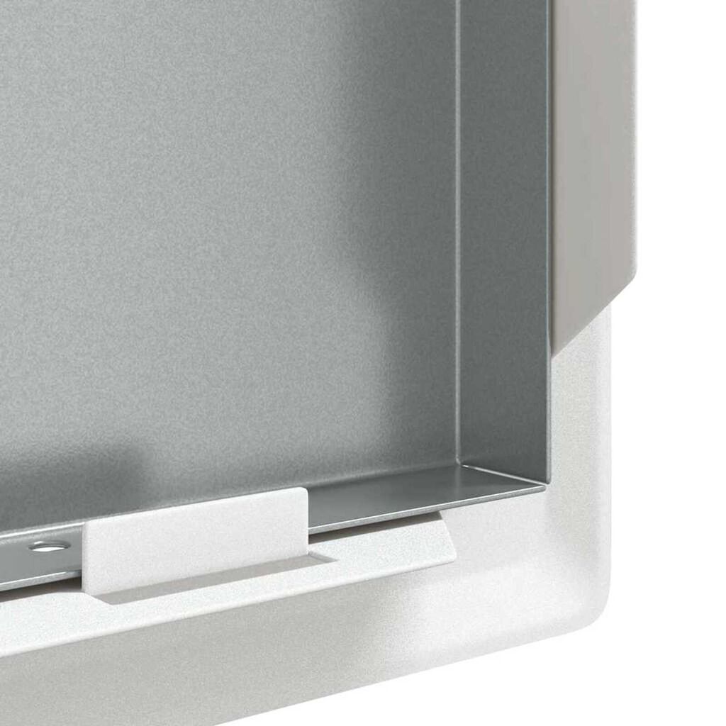 vidaXL Πάνελ Πρόσβασης 2 pcs Λευκό 20 x 20 cm Ατσάλι