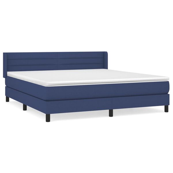 vidaXL &Kappa;&rho;&epsilon;&beta;ά&tau;&iota; Boxspring &mu;&epsilon; &Sigma;&tau;&rho;ώ&mu;&alpha; &Mu;&pi;&lambda;&epsilon; 180x200 &epsilon;&kappa;. &Upsilon;&phi;&alpha;&sigma;&mu;ά&tau;&iota;&nu;&omicron;