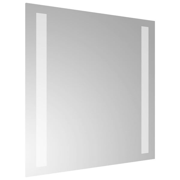 vidaXL Καθρέφτης Μπάνιου με LED 30x30 εκ.