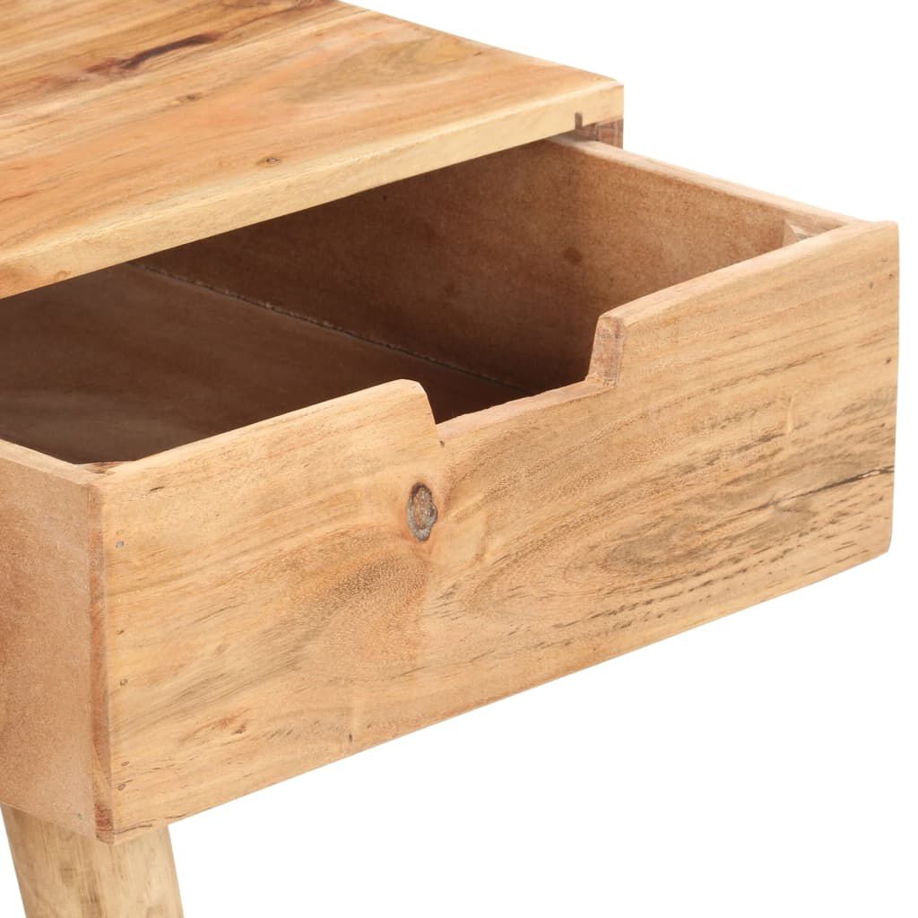 vidaXL Τουαλέτα 112 x 45 x 76 εκ. από Μασίφ Ξύλο Ακακίας με Καθρέπτη