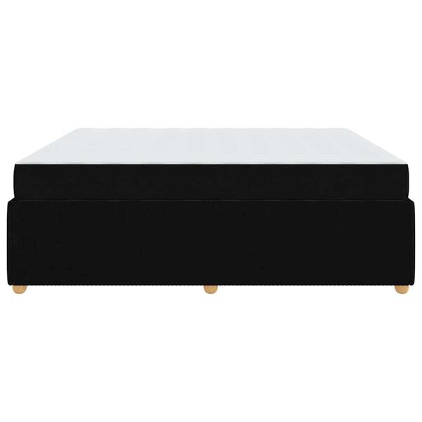 vidaXL Σκελετός Κρεβατιού Άλλο Μαύρο 180 x 200 cm ύφασμα