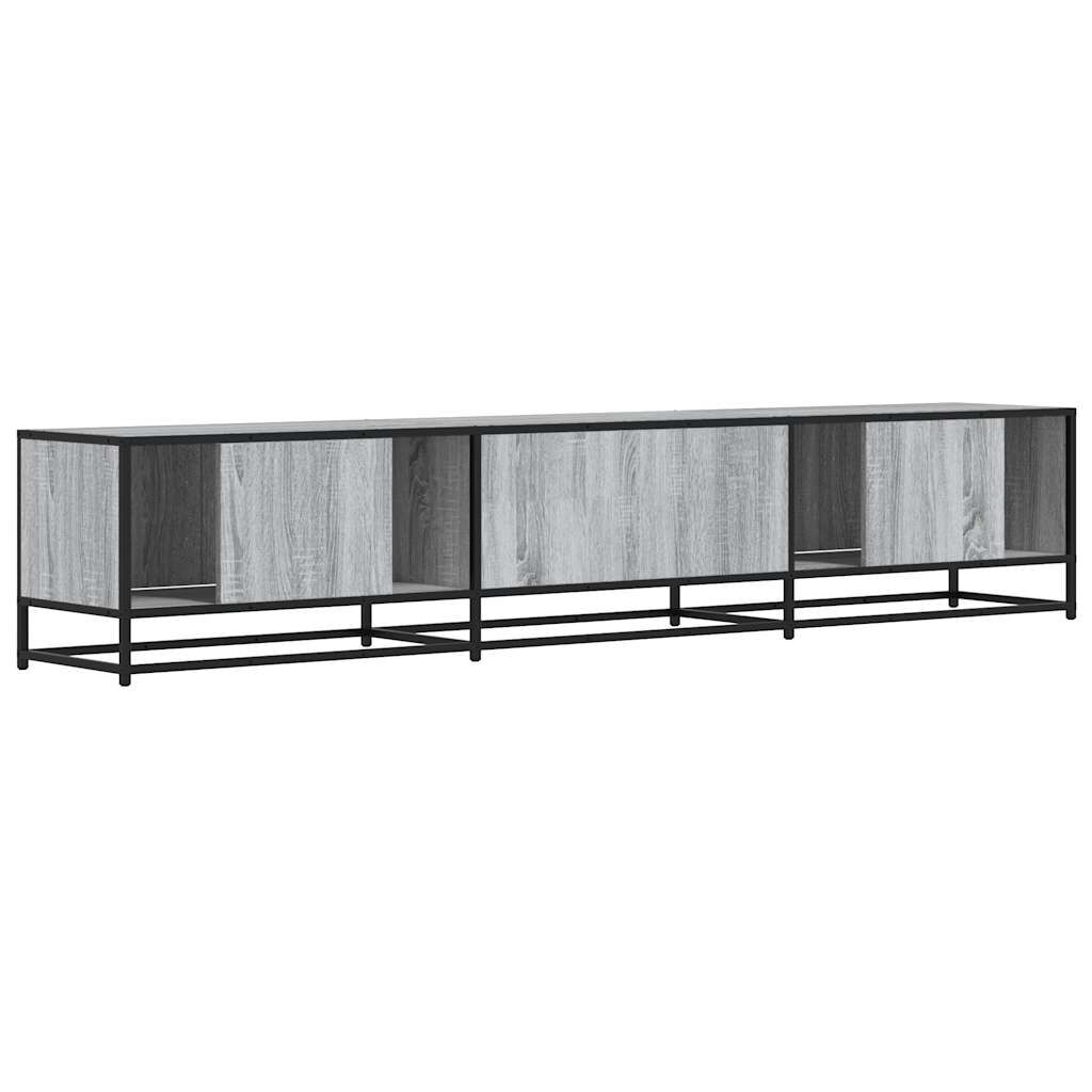 vidaXL Έπιπλο Τηλεόρασης Γκρι Sonoma 210x35x41 εκ. από Επεξεργ. Ξύλο