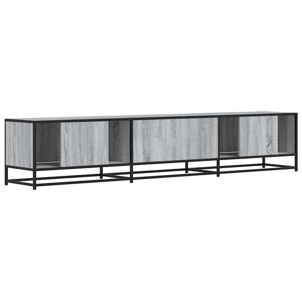 vidaXL Έπιπλο Τηλεόρασης Γκρι Sonoma 210x35x41 εκ. από Επεξεργ. Ξύλο
