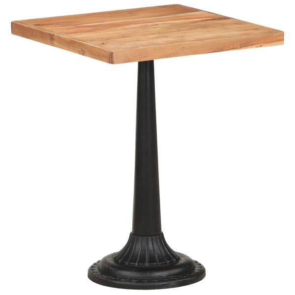 vidaXL Τραπέζι Bistro 60 x 60 x 76 εκ. από Μασίφ Ξύλο Ακακίας