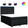 vidaXL &Kappa;&rho;&epsilon;&beta;ά&tau;&iota; Boxspring &mu;&epsilon; &Sigma;&tau;&rho;ώ&mu;&alpha; &Mu;&alpha;ύ&rho;&omicron; 140x190 &epsilon;&kappa;. &Upsilon;&phi;&alpha;&sigma;&mu;ά&tau;&iota;&nu;&omicron;