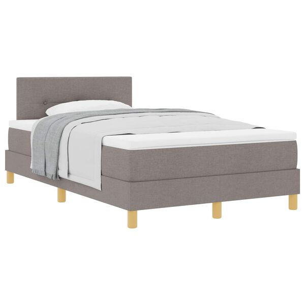 vidaXL &Kappa;&rho;&epsilon;&beta;ά&tau;&iota; &mu;&epsilon; &epsilon;&lambda;&alpha;&tau;ή&rho;&iota;&alpha; &mu;&epsilon; &sigma;&tau;&rho;ώ&mu;&alpha; Taupe 120 x 200 cm ύ&phi;&alpha;&sigma;&mu;&alpha;