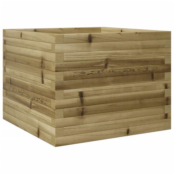 vidaXL Ζαρντινιέρα Κήπου 60x60x46 εκ. από Εμποτισμένο Ξύλο Πεύκου