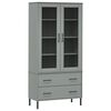 vidaXL &Beta;&iota;&beta;&lambda;&iota;&omicron;&theta;ή&kappa;&eta; OSLO &Gamma;&kappa;&rho;&iota; 85x35x172,5 &epsilon;&kappa;. &Mu;&alpha;&sigma;ί&phi; &Xi;ύ&lambda;&omicron; &mu;&epsilon; &Mu;&epsilon;&tau;&alpha;&lambda;. &Pi;ό&delta;&iota;&alpha;