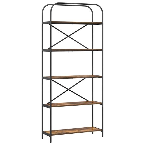 vidaXL &Rho;ά&phi;&iota; &Beta;&iota;&beta;&lambda;ί&omega;&nu; &Kappa;&alpha;&pi;&nu;&iota;&sigma;&tau;ό &Delta;&rho;ύ&sigmaf; 80 x 30 x 183 &epsilon;&kappa; &Epsilon;&pi;&epsilon;&xi;&epsilon;&rho;&gamma;&alpha;&sigma;&mu;έ&nu;&omicron; &xi;ύ&lambda;&omicron;