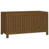 vidaXL Κουτί Αποθήκευσης Καφέ Μελί 121x55x64 εκ. Μασίφ Ξύλο Πεύκου