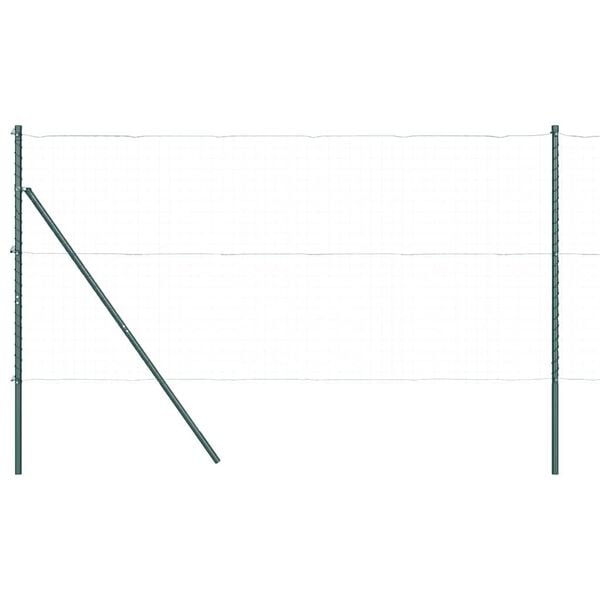 vidaXL Στύλος Περιφράξεων 26 pcs Πράσινο 3,2 x 3,2 x 150 εκ Ατσάλι