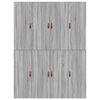 vidaXL Σκελετός Κρεβατιού Γκρι sonoma 150 x 200 cm Επεξεργασμένο ξύλο