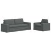 vidaXL &Sigma;&epsilon;&tau; &Kappa;&alpha;&nu;&alpha;&pi;έ 2 pcs &Sigma;&kappa;&omicron;ύ&rho;&omicron; &Gamma;&kappa;&rho;&iota; 222 x 80 x 82 &epsilon;&kappa; ύ&phi;&alpha;&sigma;&mu;&alpha;