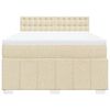 vidaXL &Kappa;&rho;&epsilon;&beta;ά&tau;&iota; Boxspring &mu;&epsilon; &Sigma;&tau;&rho;ώ&mu;&alpha; &Kappa;&rho;&epsilon;&mu; 140x200 &epsilon;&kappa;. &Upsilon;&phi;&alpha;&sigma;&mu;ά&tau;&iota;&nu;&omicron;