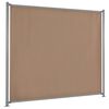 vidaXL &Pi;ά&nu;&epsilon;&lambda; &Pi;&epsilon;&rho;ί&phi;&rho;&alpha;&xi;&eta;&sigmaf; &mu;&epsilon; 2 &Sigma;&tau;ύ&lambda;&omicron;&upsilon;&sigmaf; &Chi;&rho;ώ&mu;&alpha; Taupe 180x180 &epsilon;&kappa; &Upsilon;&phi;&alpha;&sigma;&mu;ά&tau;&iota;&nu;&omicron;