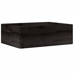 vidaXL &Xi;ύ&lambda;&iota;&nu;&omicron; &kappa;&omicron;&upsilon;&tau;ί &mu;&epsilon; &lambda;&alpha;&beta;έ&sigmaf; &Mu;&alpha;ύ&rho;&omicron; 40x30x13 cm &alpha;&pi;ό &mu;&alpha;&sigma;ί&phi; &xi;ύ&lambda;&omicron; &pi;&epsilon;ύ&kappa;&omicron;