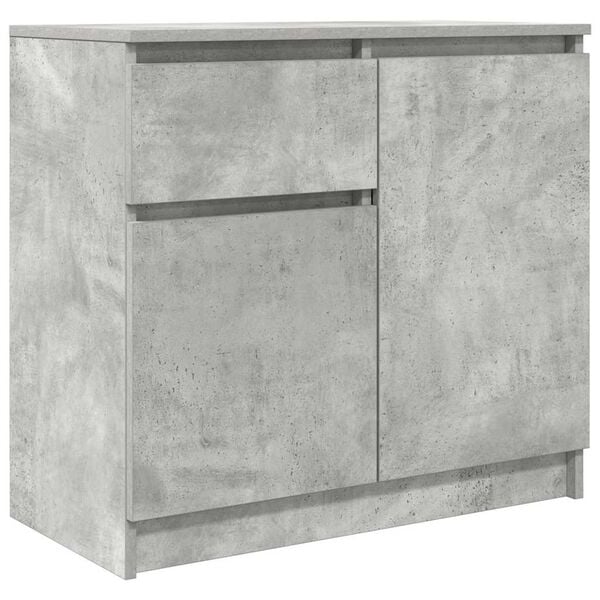 vidaXL Συρταριέρα με Συρτάρια Γκρι Σκυρ. 71x35x65 εκ. από Επεξ. Ξύλο