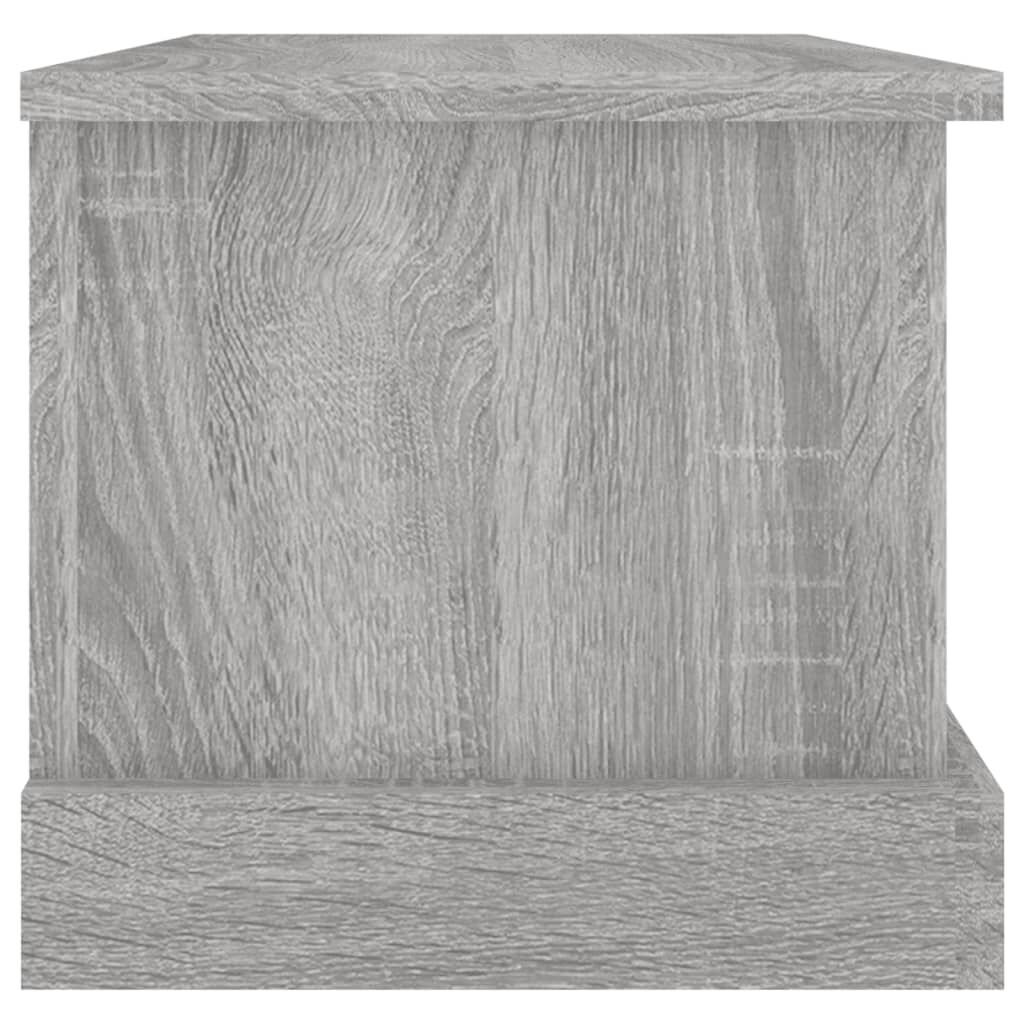 vidaXL Κουτί Αποθήκευσης Γκρι sonoma 50x30x28 εκ. Επεξεργασμένο Ξύλο