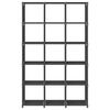 vidaXL Ραφιέρα με 15 Κύβους & Κουτιά Γκρι 103x30x175,5 εκ. Υφασμάτινη