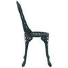 vidaXL Καρέκλα Κήπου 2 pcs Πράσινο 55 x 56.5 x 91εκ Αλουμίνιο