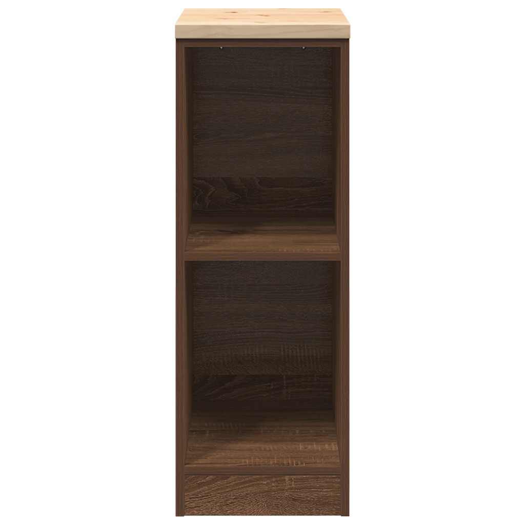vidaXL ντουλάπι αποθήκευσης γκαράζ 30x51x85 εκ μασίφ ξύλο πεύκο