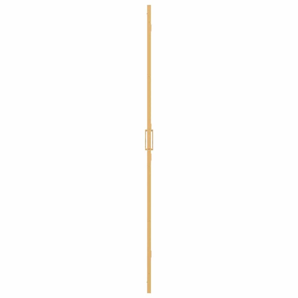 vidaXL Τοίχος ντους Walk-in Άλλο Χρυσό και διαφανές 80 x 190 cm