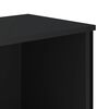 vidaXL Βιβλιοθήκη Μαύρη 50x31x169 εκ. από Επεξεργασμένο Ξύλο