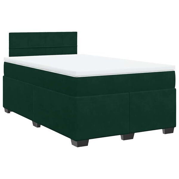 vidaXL &Kappa;&rho;&epsilon;&beta;ά&tau;&iota; Boxspring &mu;&epsilon; &Sigma;&tau;&rho;ώ&mu;&alpha; &Sigma;&kappa;&omicron;ύ&rho;&omicron; &Pi;&rho;ά&sigma;&iota;&nu;&omicron; 120x200&epsilon;&kappa;. &Beta;&epsilon;&lambda;&omicron;ύ&delta;&iota;&nu;&omicron;