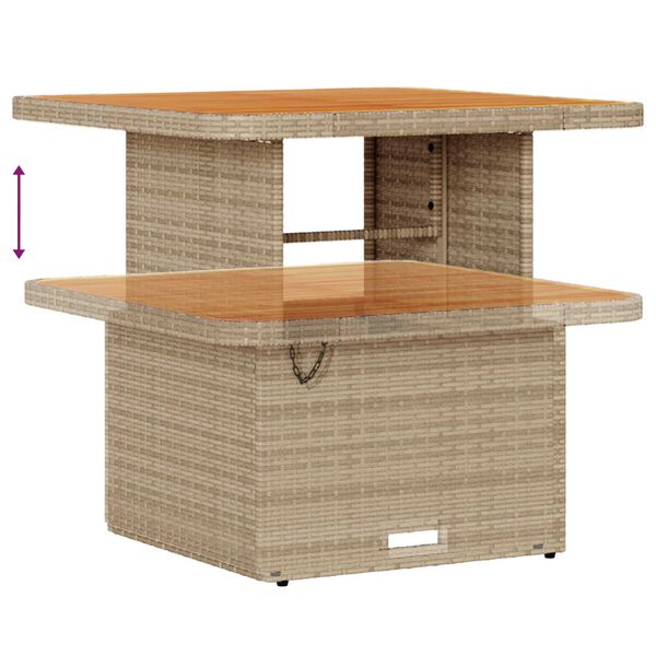 vidaXL Σετ Καναπέ Κήπου 11 pcs Μπεζ, Ανοιχτό Γκρι 80 x 80 x 71 cm