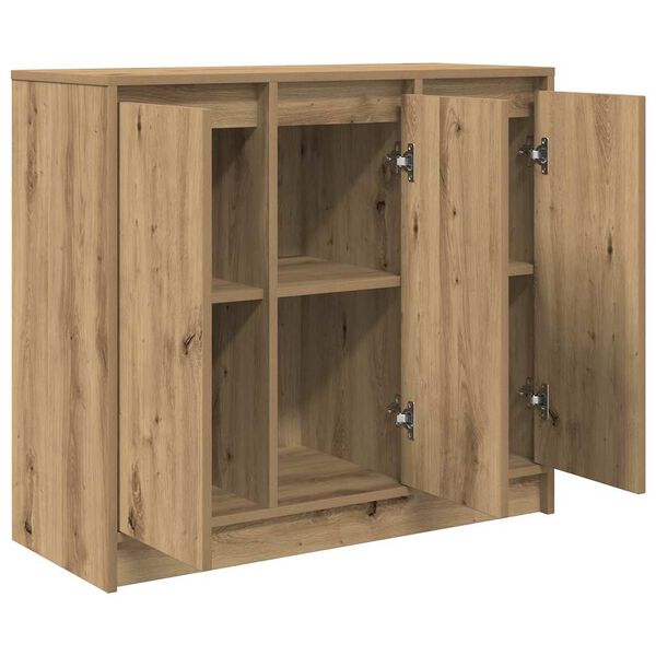 vidaXL Ντουλάπι τεχνίτης Δρυς 85x34x76 εκ. από Επεξεργασμένο Ξύλο