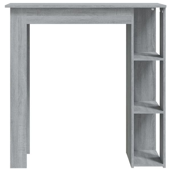 vidaXL Τραπέζι Κονσόλα Γκρι Sonoma 102x50x103,5 εκ. από Επεξεργ. Ξύλο