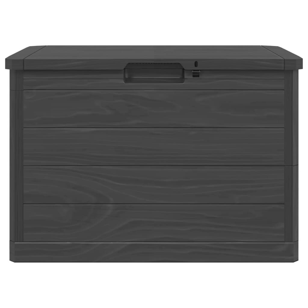 vidaXL Κουτί Μαξιλαριών Εξ Χώρου Ανθρακί 77,5x44,5x53εκ Πολυπροπυλένιο