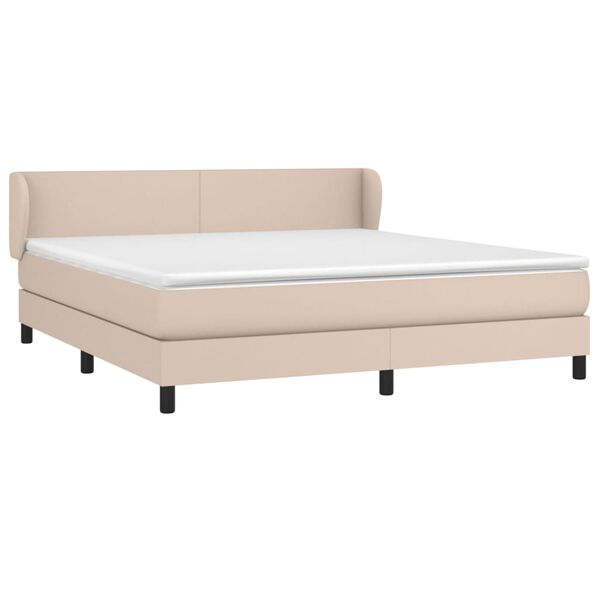vidaXL &Kappa;&rho;&epsilon;&beta;ά&tau;&iota; Boxspring &mu;&epsilon; &Sigma;&tau;&rho;ώ&mu;&alpha; &Kappa;&alpha;&pi;&omicron;&upsilon;&tau;&sigma;ί&nu;&omicron; 180x200 &epsilon;&kappa;. &Sigma;&upsilon;&nu;&theta;. &Delta;έ&rho;&mu;&alpha;
