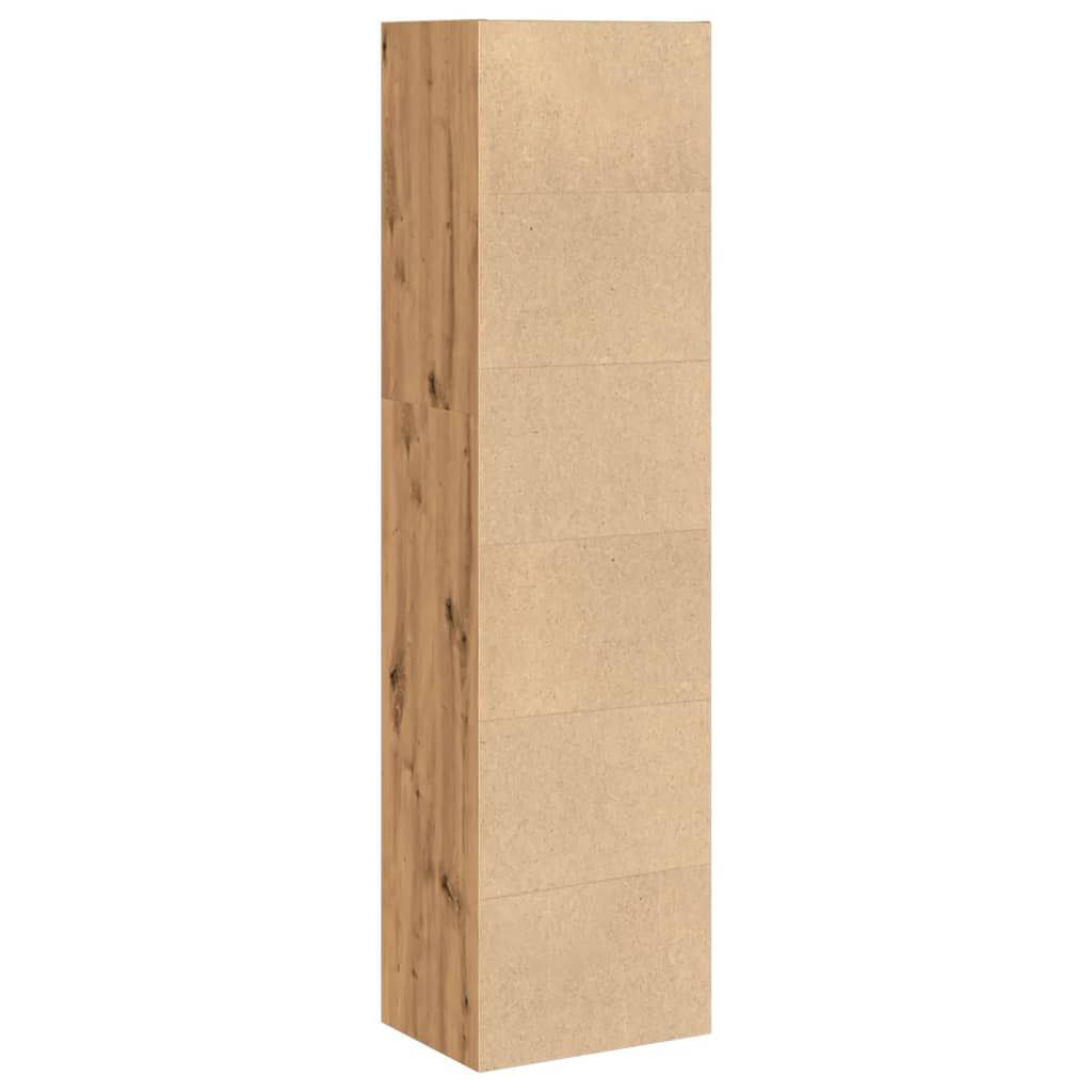 vidaXL Βιβλιοθήκη Αρτισιανή Δρυς 40x30x152 εκ. από Επεξεργασμένο Ξύλο