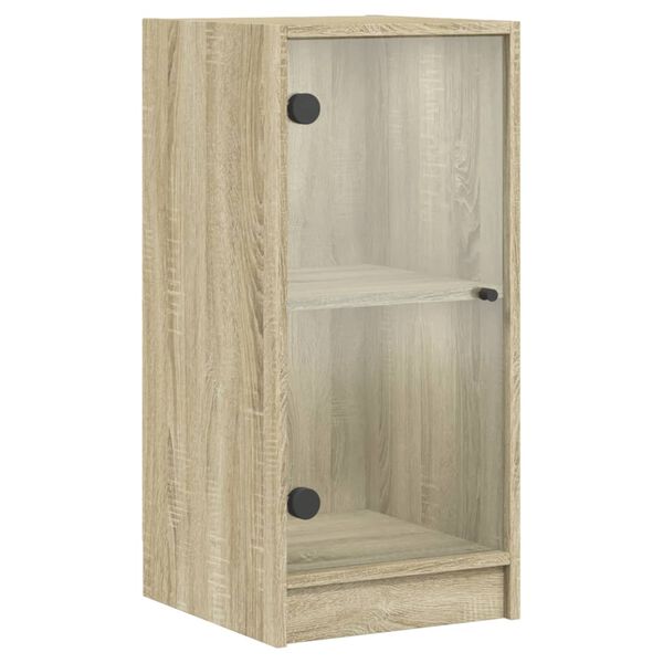 vidaXL &Beta;&omicron;&eta;&theta;&eta;&tau;&iota;&kappa;ό &Nu;&tau;&omicron;&upsilon;&lambda;ά&pi;&iota; Sonoma &Delta;&rho;&upsilon;&sigmaf; 35x37x75,5&epsilon;&kappa;. &mu;&epsilon; &Gamma;&upsilon;ά&lambda;&iota;&nu;&epsilon;&sigmaf; &Pi;ό&rho;&tau;&epsilon;&sigmaf;