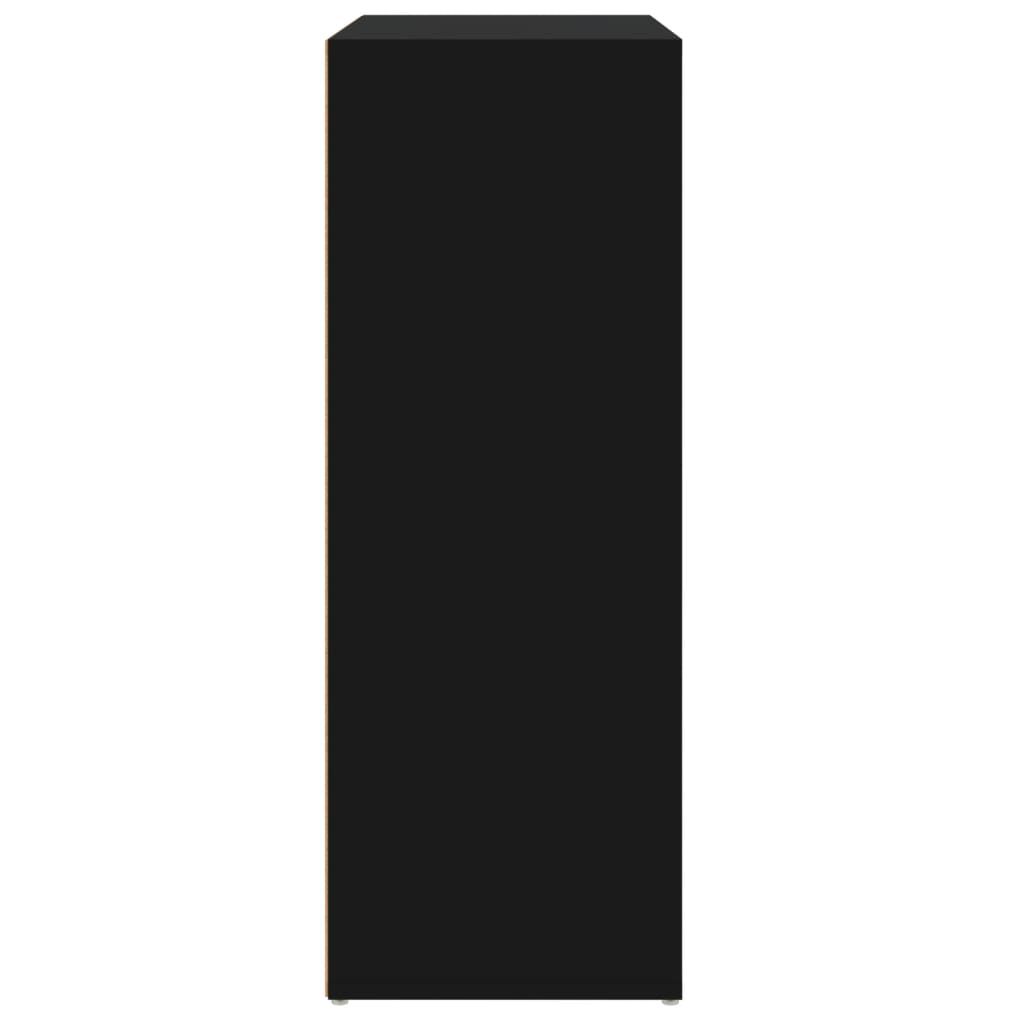 vidaXL Βοηθητικά Ντουλάπια 2 τεμ. Μαύρη 60 x 31 x 84 εκ. Επεξεργ. Ξύλο