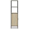 vidaXL Highboard &Delta;&rho;&upsilon;&sigmaf; sonoma 68x35x139 cm &Epsilon;&pi;&epsilon;&xi;&epsilon;&rho;&gamma;&alpha;&sigma;&mu;έ&nu;&omicron; &xi;ύ&lambda;&omicron; &mu;έ&tau;&alpha;&lambda;&lambda;&omicron;