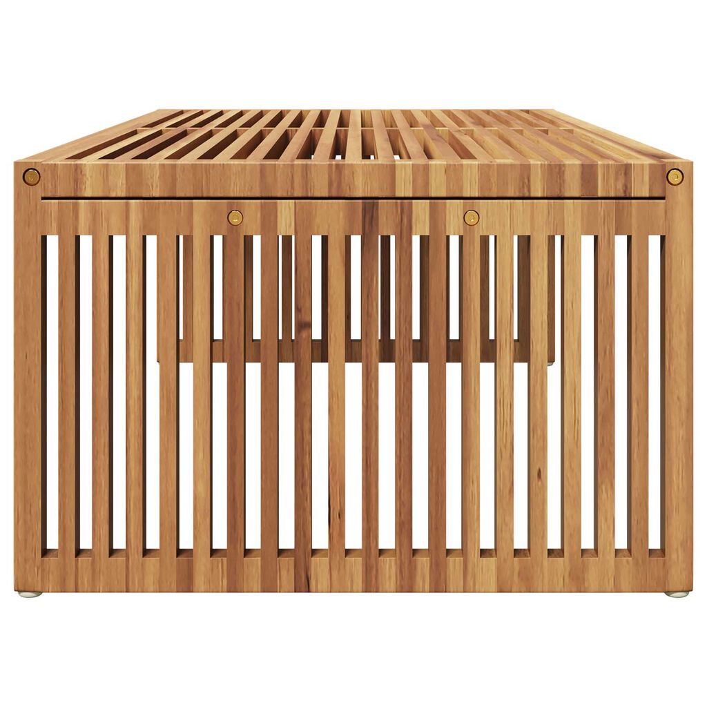 vidaXL Τραπεζάκι κήπου 110x55x35.5 εκ. Μασίφ ξύλου teak