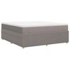 vidaXL &Kappa;&rho;&epsilon;&beta;ά&tau;&iota; Boxspring &mu;&epsilon; &Sigma;&tau;&rho;ώ&mu;&alpha; Taupe 180x200 &epsilon;&kappa;. &Upsilon;&phi;&alpha;&sigma;&mu;ά&tau;&iota;&nu;&omicron;