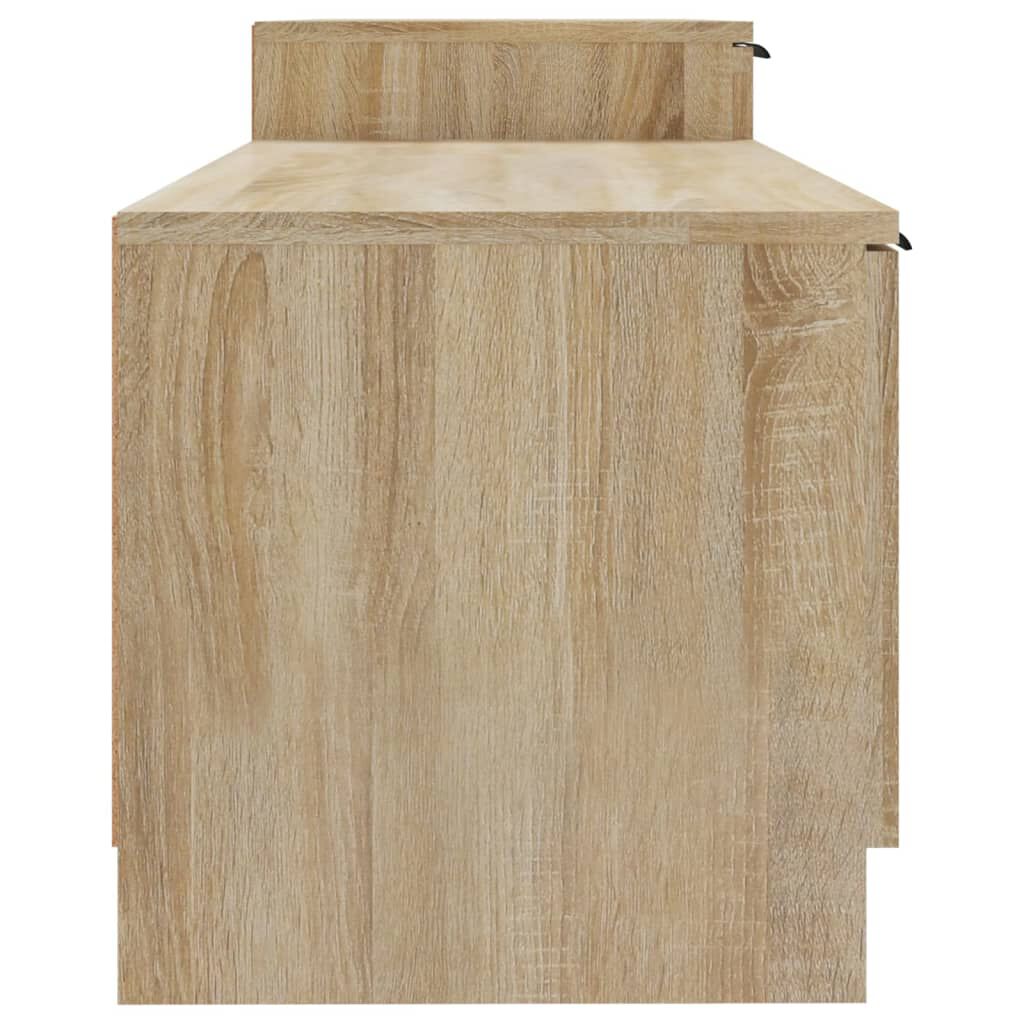 vidaXL Έπιπλο Τηλεόρασης Sonoma Δρυς 158,5x36x45 εκ. Επεξεργ. Ξύλο