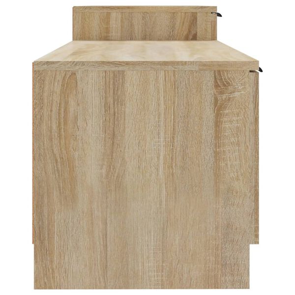 vidaXL Έπιπλο Τηλεόρασης Sonoma Δρυς 158,5x36x45 εκ. Επεξεργ. Ξύλο