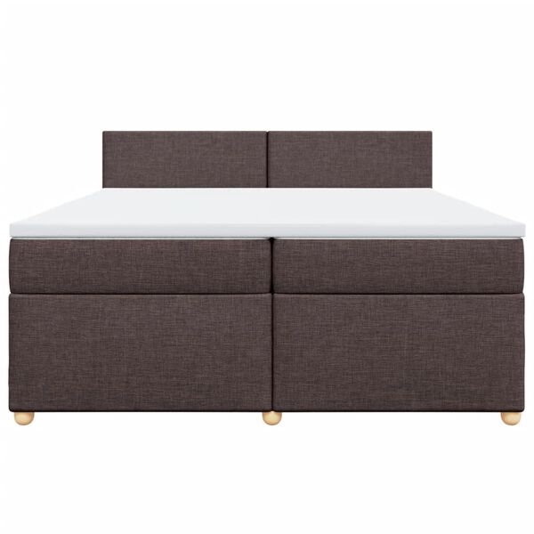 vidaXL &Kappa;&rho;&epsilon;&beta;ά&tau;&iota; Boxspring &mu;&epsilon; &Sigma;&tau;&rho;ώ&mu;&alpha; &Sigma;&kappa;&omicron;ύ&rho;&omicron; &Kappa;&alpha;&phi;έ 200x200 &epsilon;&kappa;. &Upsilon;&phi;&alpha;&sigma;&mu;ά&tau;&iota;&nu;&omicron;
