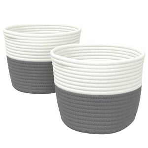 vidaXL &Kappa;&alpha;&lambda;ά&theta;&iota;&alpha; &Alpha;&pi;&omicron;&theta;ή&kappa;&epsilon;&upsilon;&sigma;&eta;&sigmaf; 2 &tau;&epsilon;&mu;. &Gamma;&kappa;&rho;&iota;/&Lambda;&epsilon;&upsilon;&kappa;ό &Oslash;24 x 18 &epsilon;&kappa;. &Beta;&alpha;&mu;&beta;&alpha;&kappa;&epsilon;&rho;ά